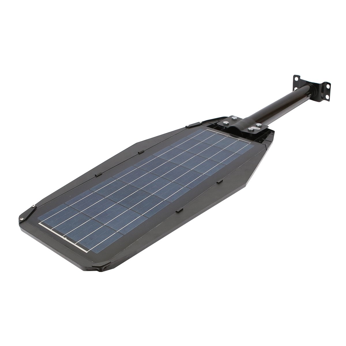 Lampa solara LED iluminat stradal 200W, 6500K, IP65 cu panou solar senzor de miscare si prindere pe stalp Breckner Germany